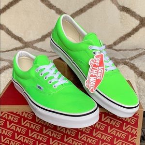 highlighter green vans